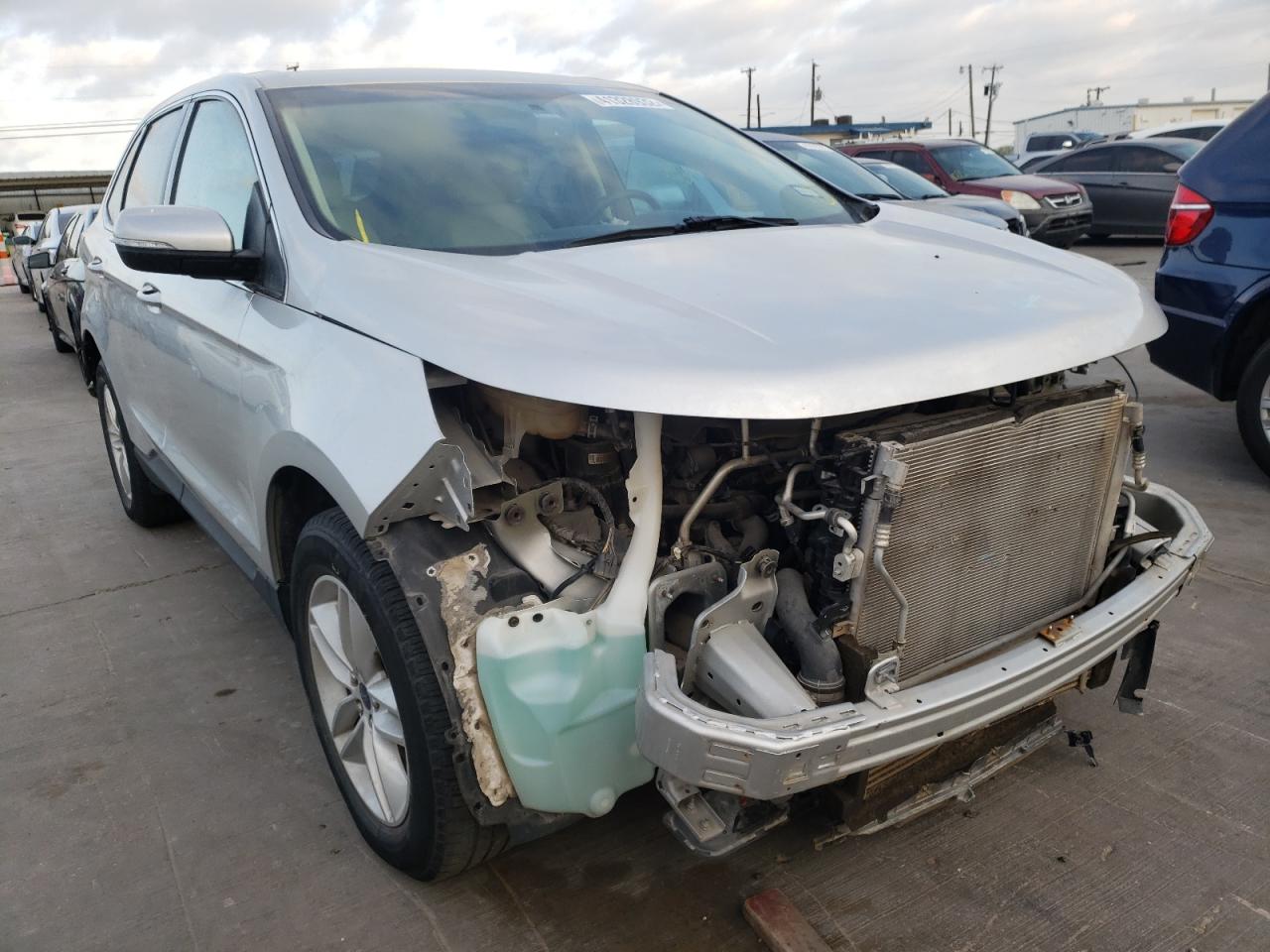 FORD EDGE SEL 2015 with VIN 2FMPK3J92FBB66515 - Photo from auction