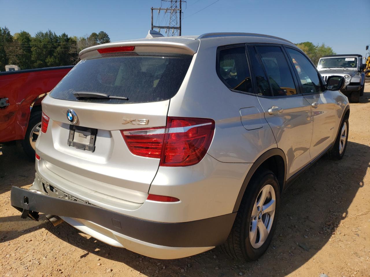 Photo 4 from auction – 2012 BMW X3 XDRIVE2 with VIN 5UXWX5C5XCL723205