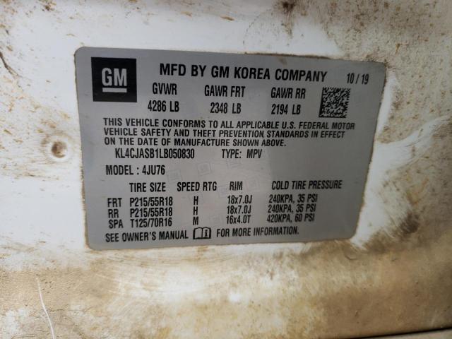 Photo 10 from auction – 2020 BUICK ENCORE PRE with VIN KL4CJASB1LB050830