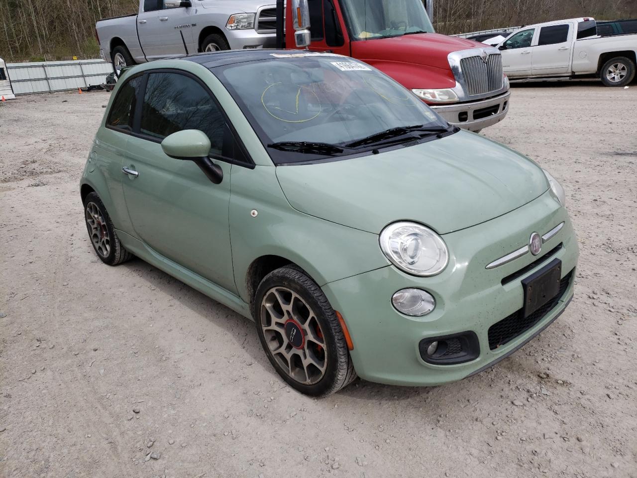 FIAT 500 SPORT 2012 with VIN 3C3CFFBR0CT369740 - Photo from auction