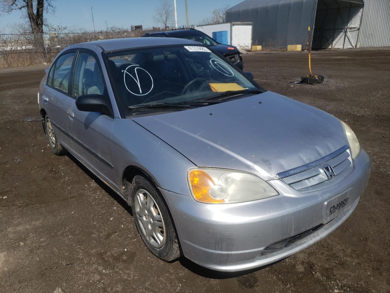 HONDA CIVIC DX 2002 with VIN 2HGES16432H936968 - Photo from auction