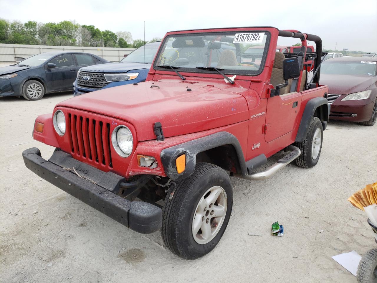Photo 2 from auction – 1999 JEEP WRANGLER / with VIN 1J4FY29P6XP477462