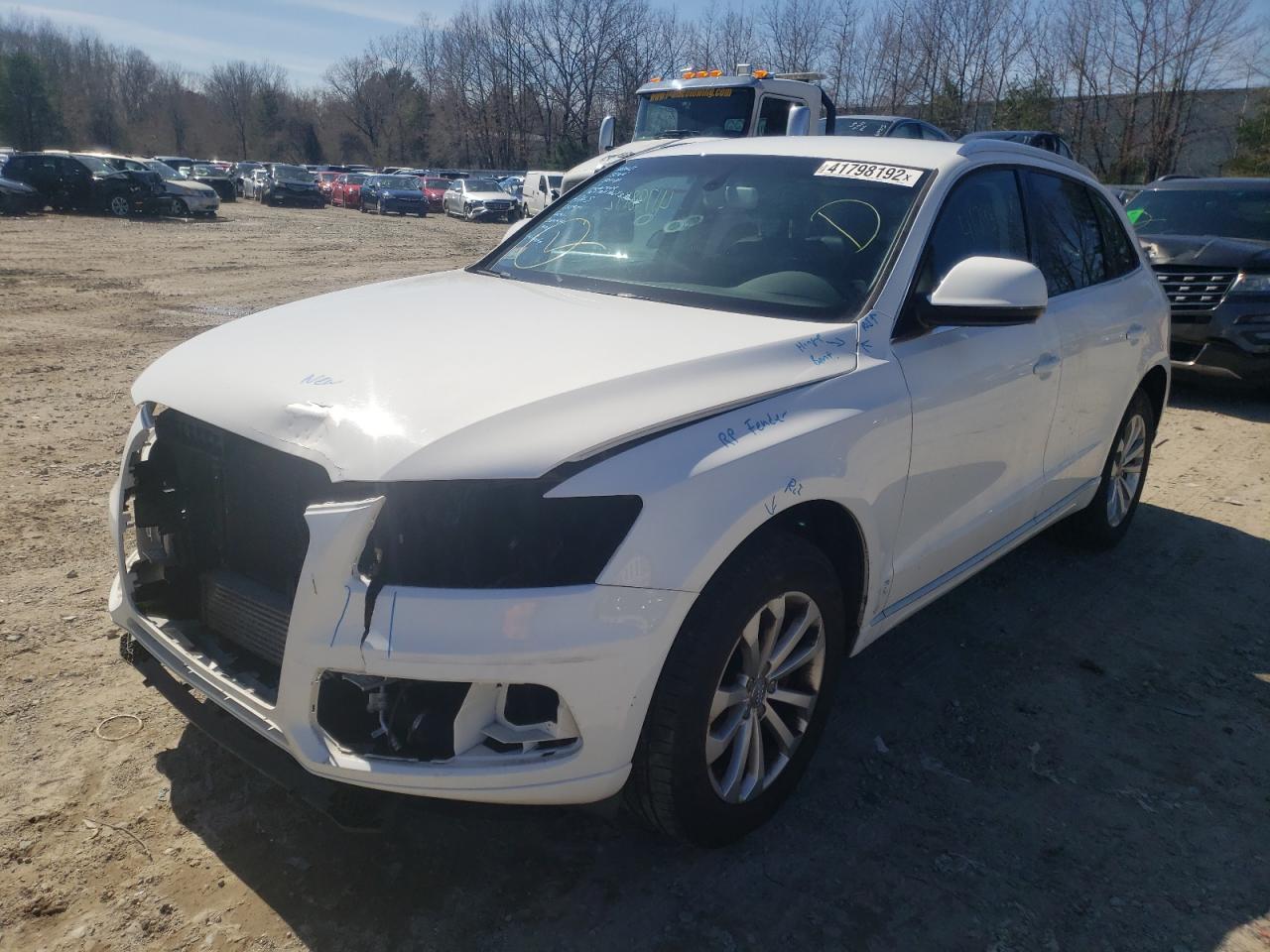 Photo 2 from auction – 2014 AUDI Q5 PREMIUM with VIN WA1CFAFP9EA048422