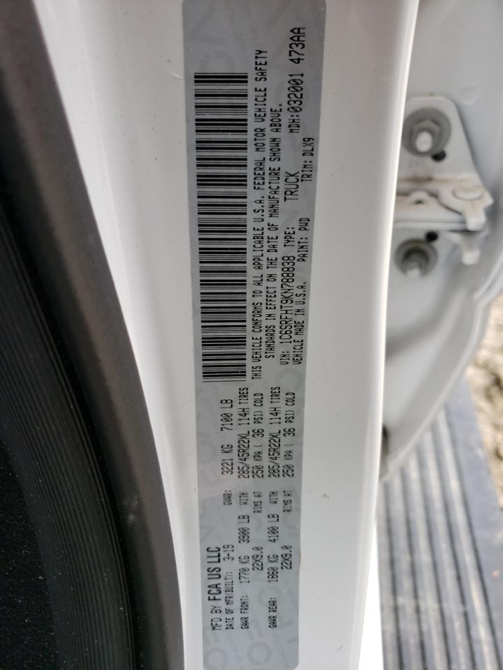 Photo 10 from auction – 2019 RAM 1500 LIMIT with VIN 1C6SRFHT9KN788838