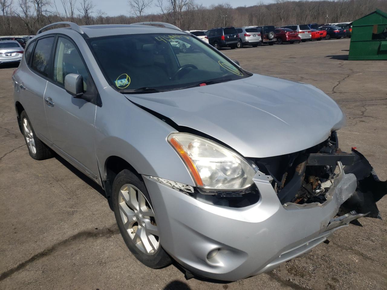 NISSAN ROGUE S 2011 with VIN JN8AS5MV0BW667558 - Photo from auction