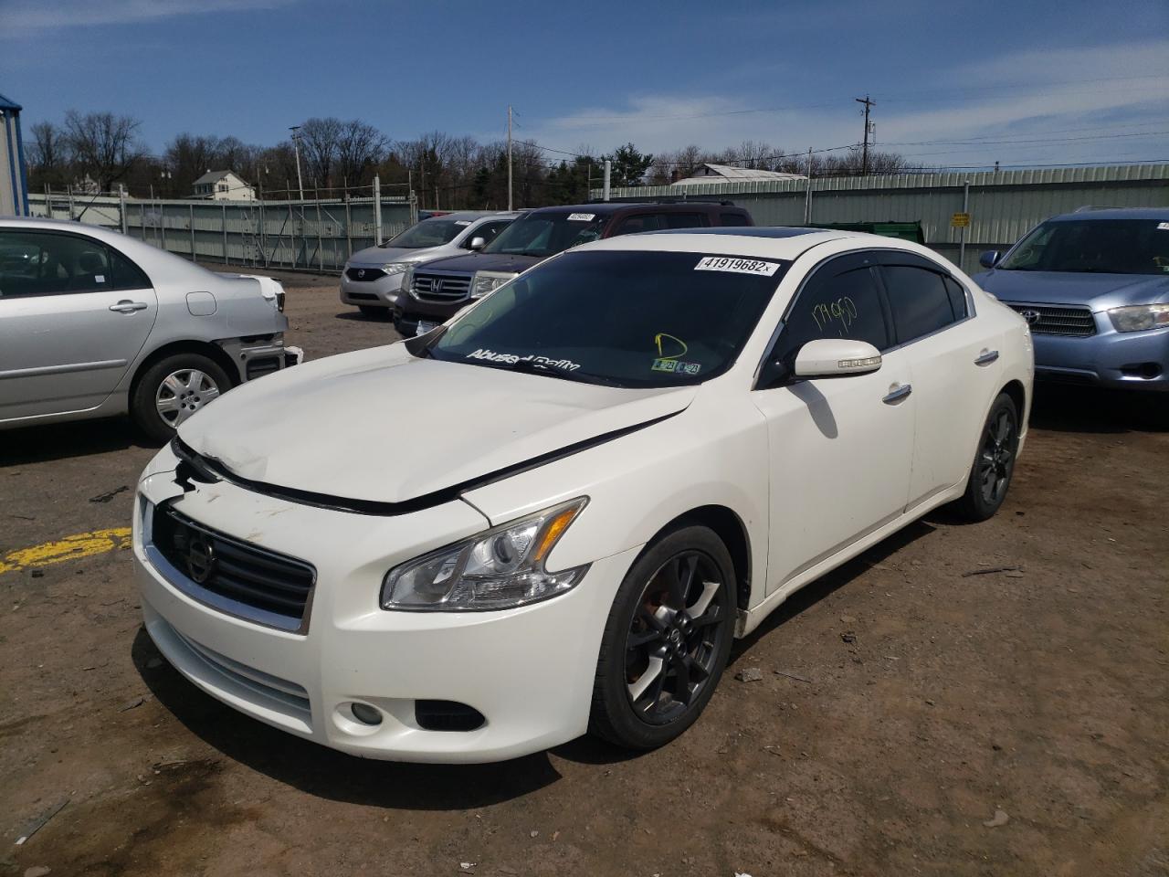 Photo 2 from auction – 2012 NISSAN MAXIMA S with VIN 1N4AA5APXCC867134