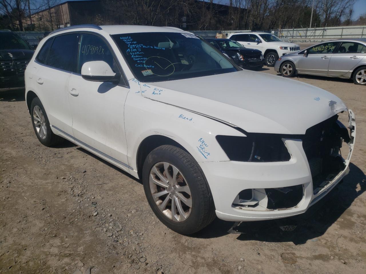 AUDI Q5 PREMIUM 2014 with VIN WA1CFAFP9EA048422 - Photo from auction