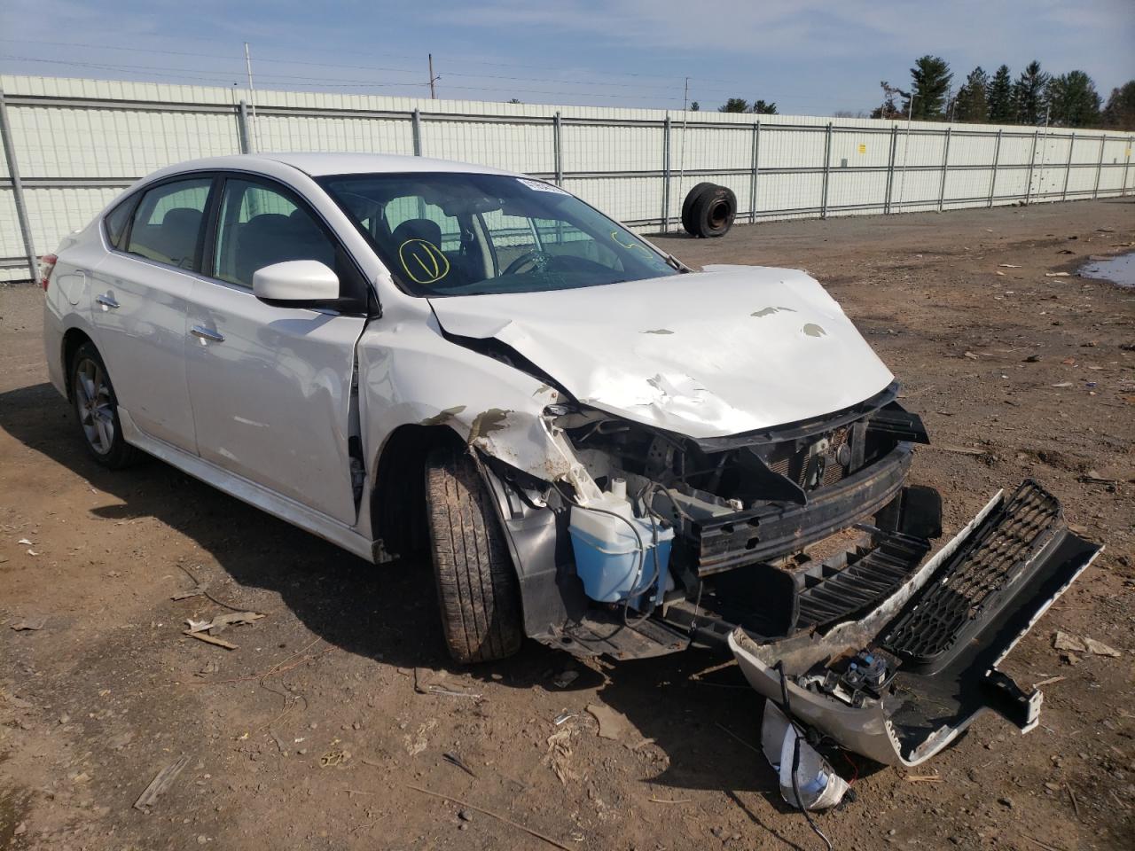 NISSAN SENTRA S 2014 with VIN 3N1AB7AP1EL607217 - Photo from auction
