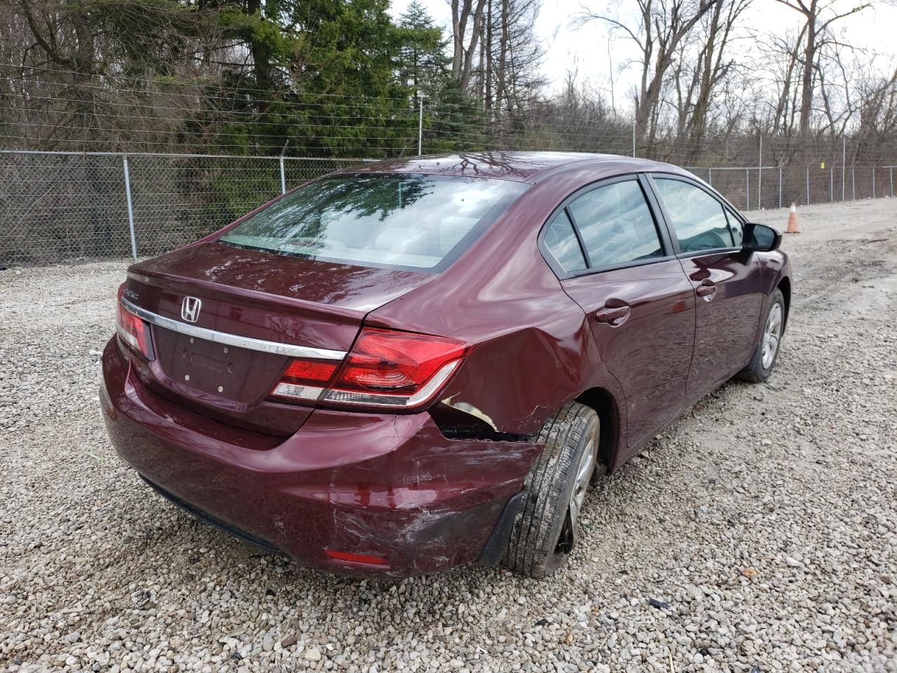 Photo 4 from auction – 2014 HONDA CIVIC LX with VIN 19XFB2F59EE025853