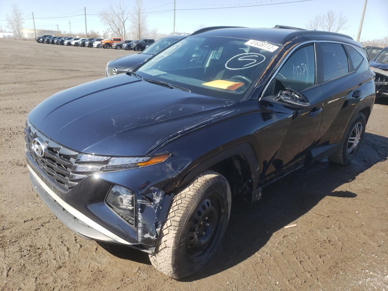 Photo 2 from auction – 2022 HYUNDAI TUCSON SEL with VIN KM8JBCAE8NU026187