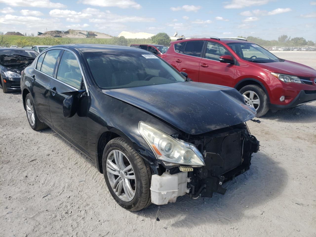 INFINITI G25 2011 with VIN JN1DV6AR7BM652812 - Photo from auction