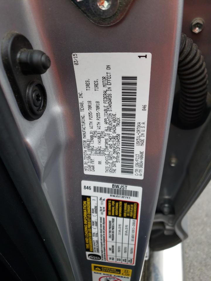 Photo 10 from auction – 2015 TOYOTA TUNDRA DOU with VIN 5TFRY5F12FX184550