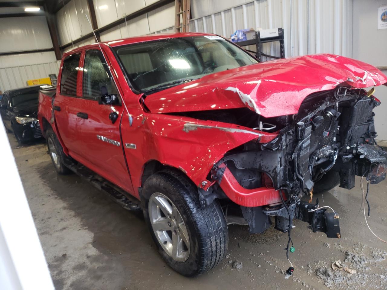 DODGE RAM 1500 S 2012 with VIN 1C6RD7KT8CS234415 - Photo from auction
