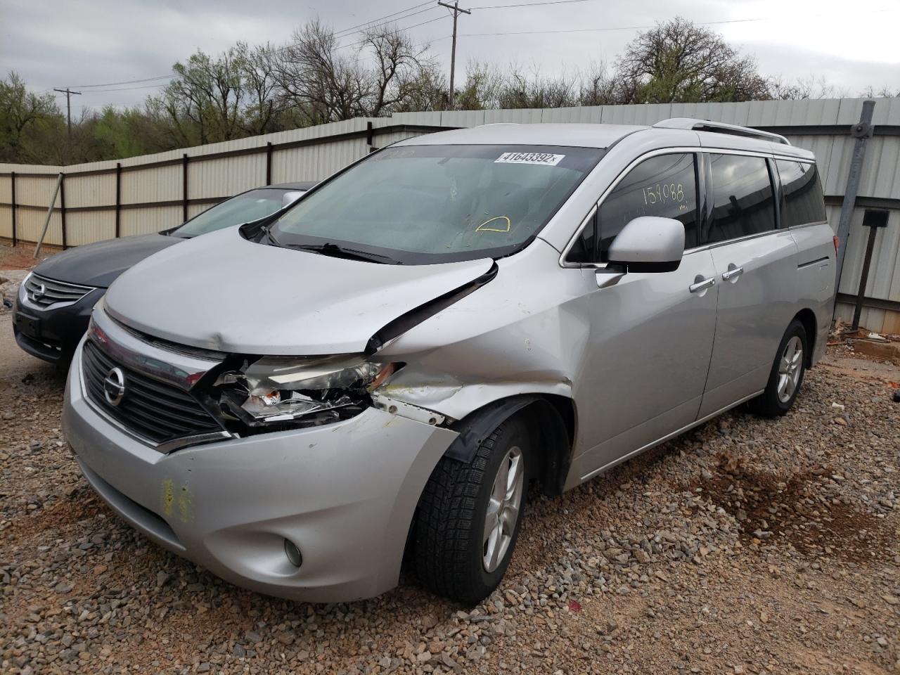 Photo 2 from auction – 2012 NISSAN QUEST S with VIN JN8AE2KPXC9048900
