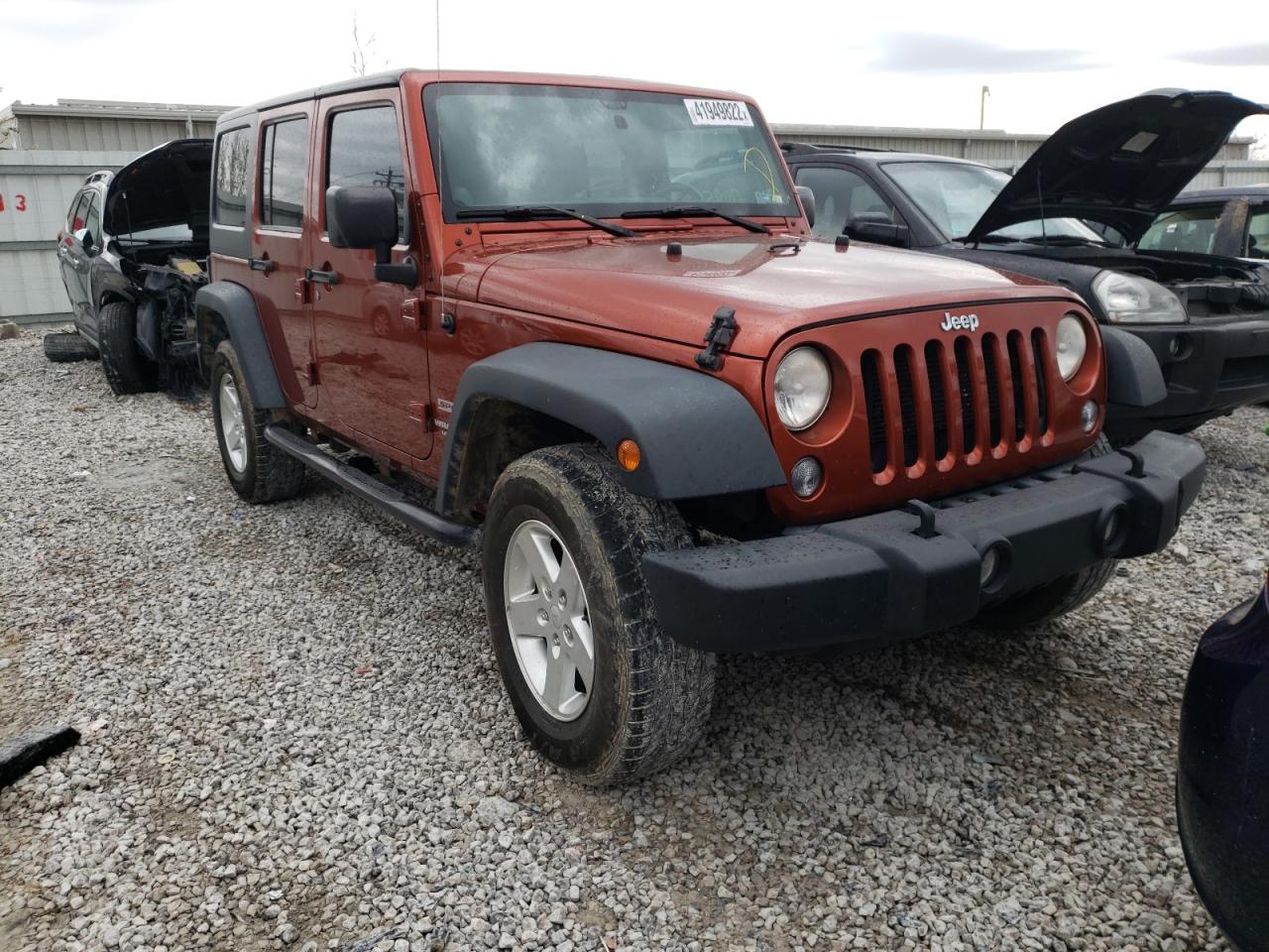 JEEP WRANGLER U 2014 with VIN 1C4BJWDG3EL244845 - Photo from auction
