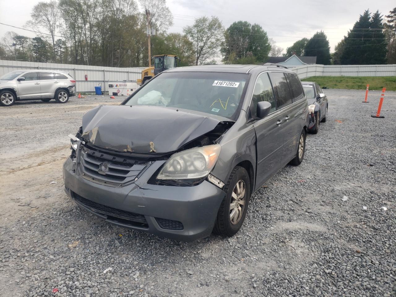 Photo 2 from auction – 2008 HONDA ODYSSEY EX with VIN 5FNRL38618B409825