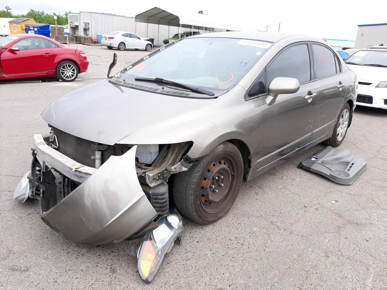Photo 2 from auction – 2008 HONDA CIVIC LX with VIN 2HGFA16588H338366