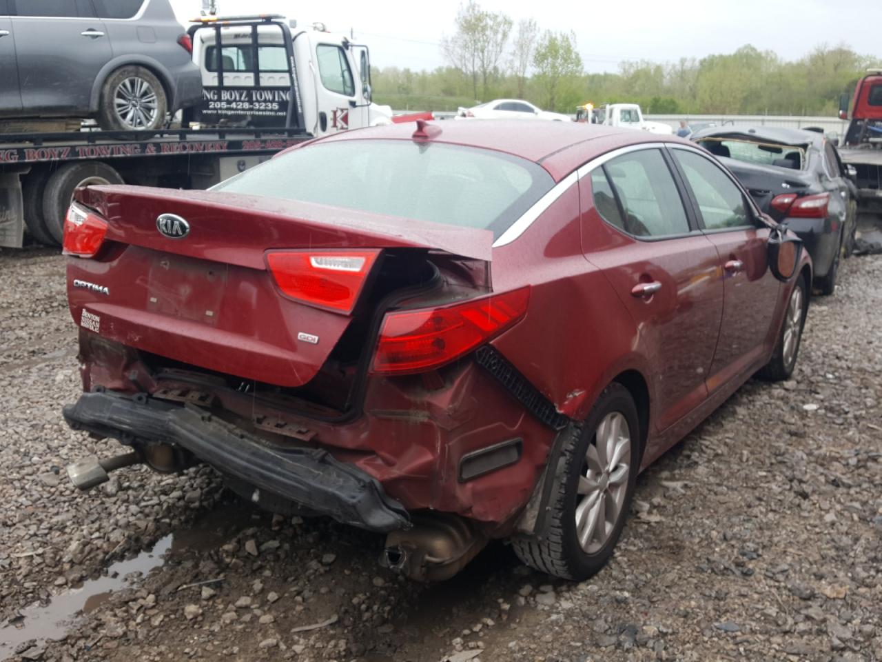 Photo 4 from auction – 2014 KIA OPTIMA LX with VIN 5XXGM4A77EG345585
