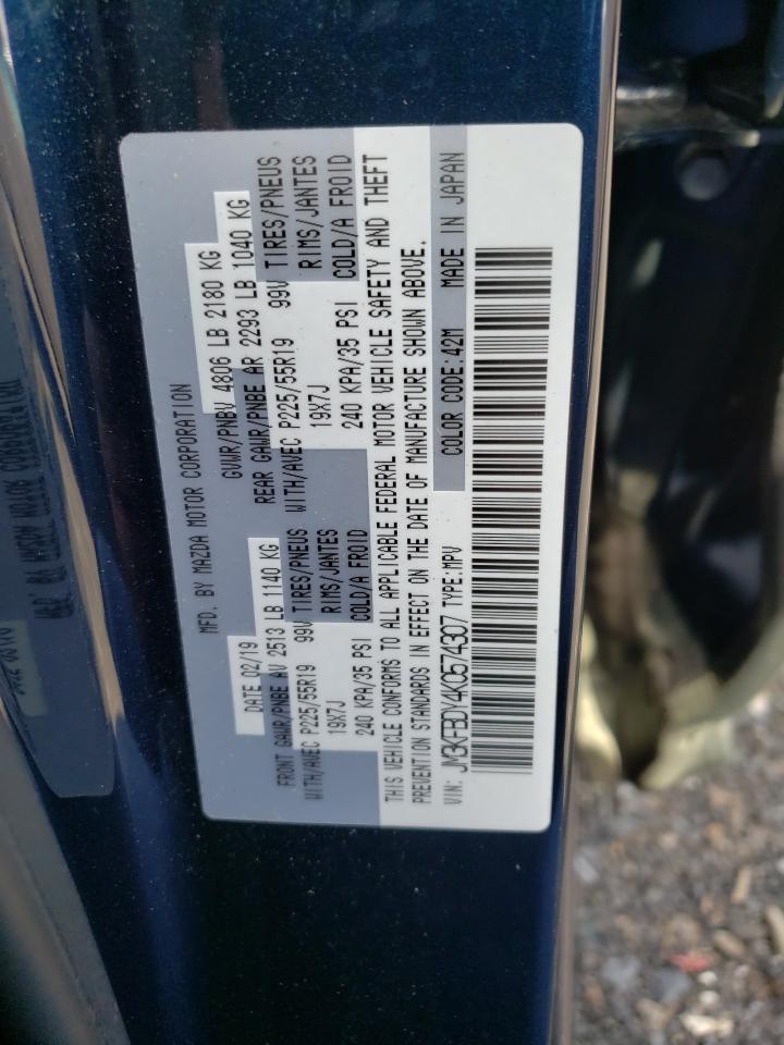 Photo 10 from auction – 2019 MAZDA CX-5 GRAND with VIN JM3KFBDY4K0574307