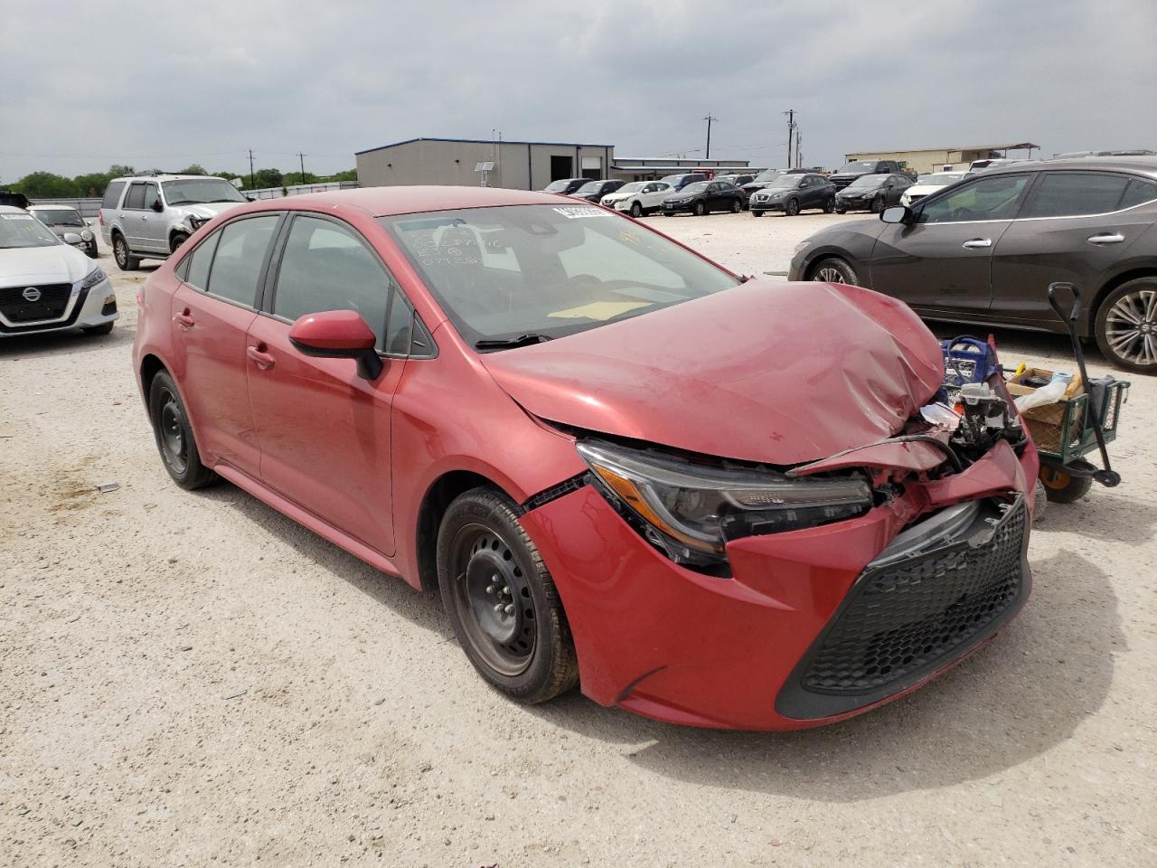 TOYOTA COROLLA LE 2020 with VIN 5YFEPRAE8LP079265 - Photo from auction