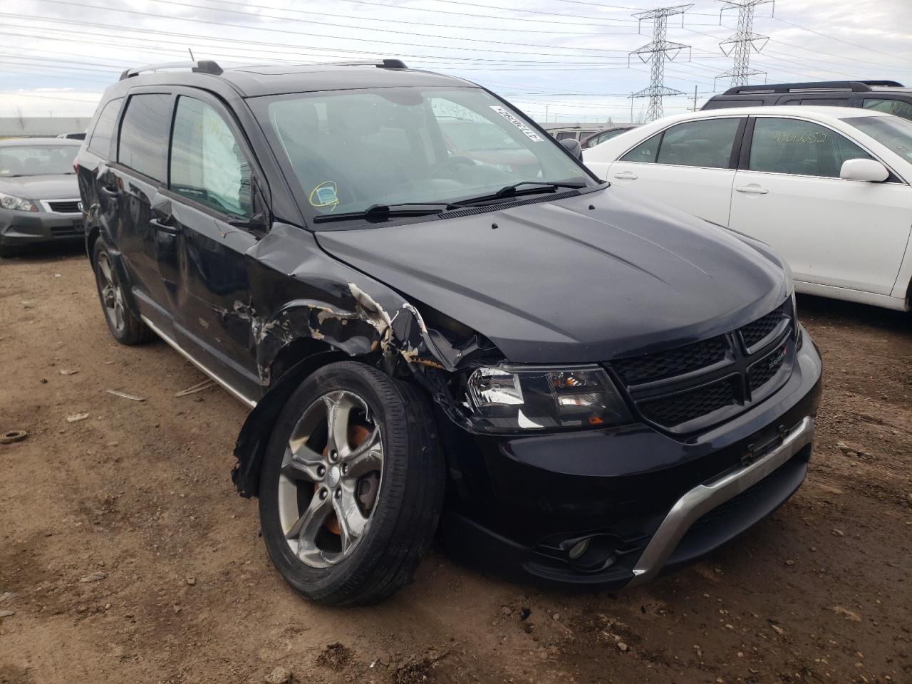 DODGE JOURNEY CR 2015 with VIN 3C4PDDGG7FT634110 - Photo from auction
