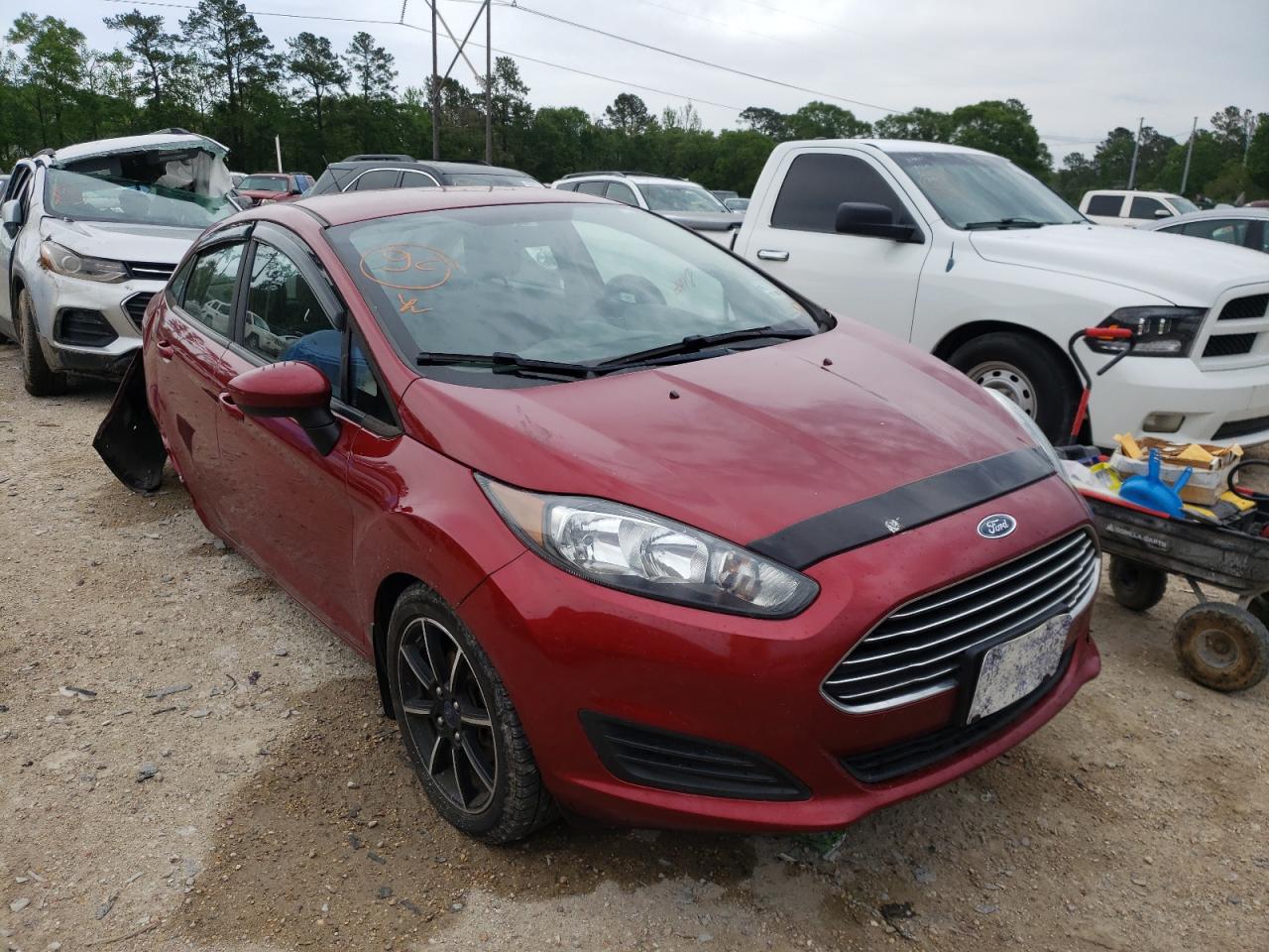 FORD FIESTA SE 2017 with VIN 3FADP4BJ0HM152742 - Photo from auction