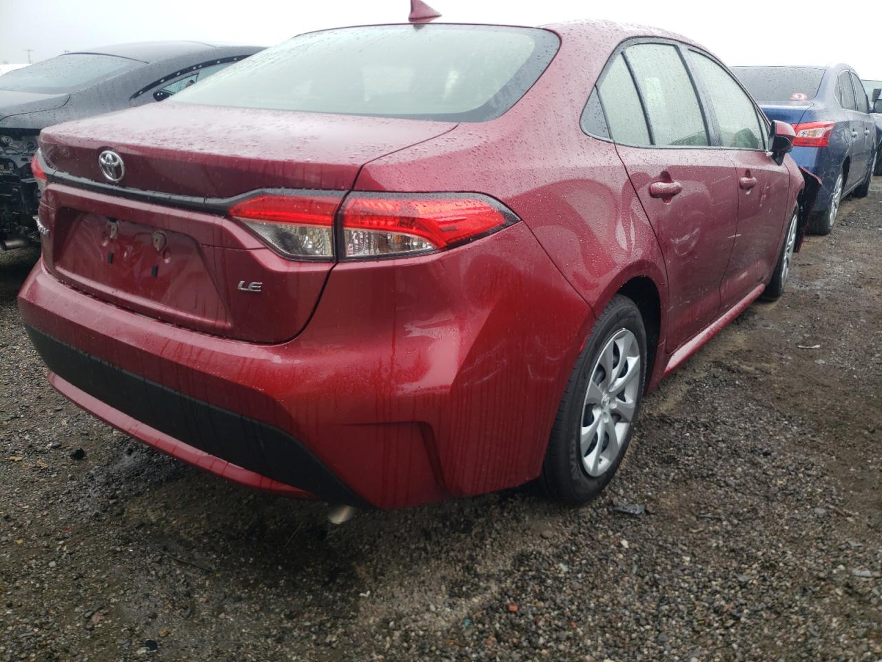 Photo 4 from auction – 2022 TOYOTA COROLLA LE with VIN JTDEPMAE5NJ211568