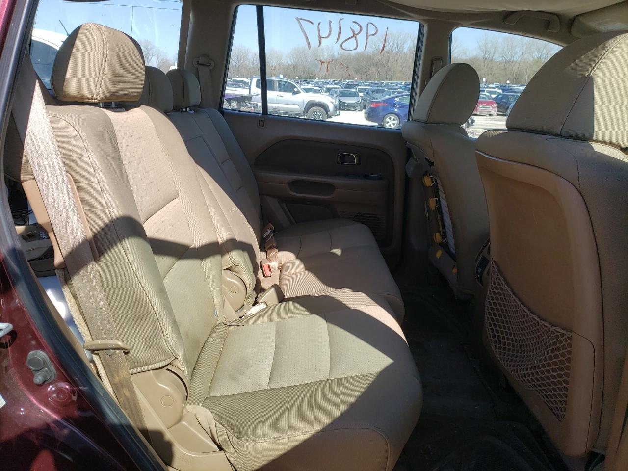 Photo 6 from auction – 2007 HONDA PILOT LX with VIN 5FNYF28187B029381