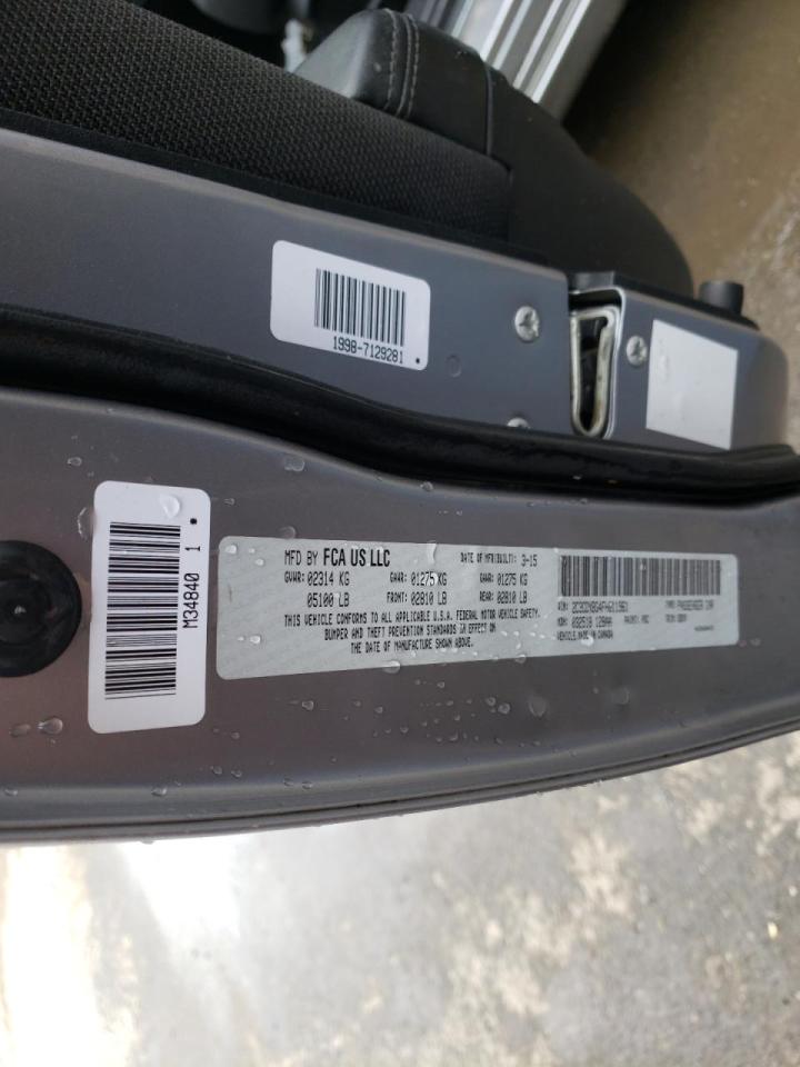 Photo 10 from auction – 2015 DODGE CHARGER SE with VIN 2C3CDXBG4FH811961