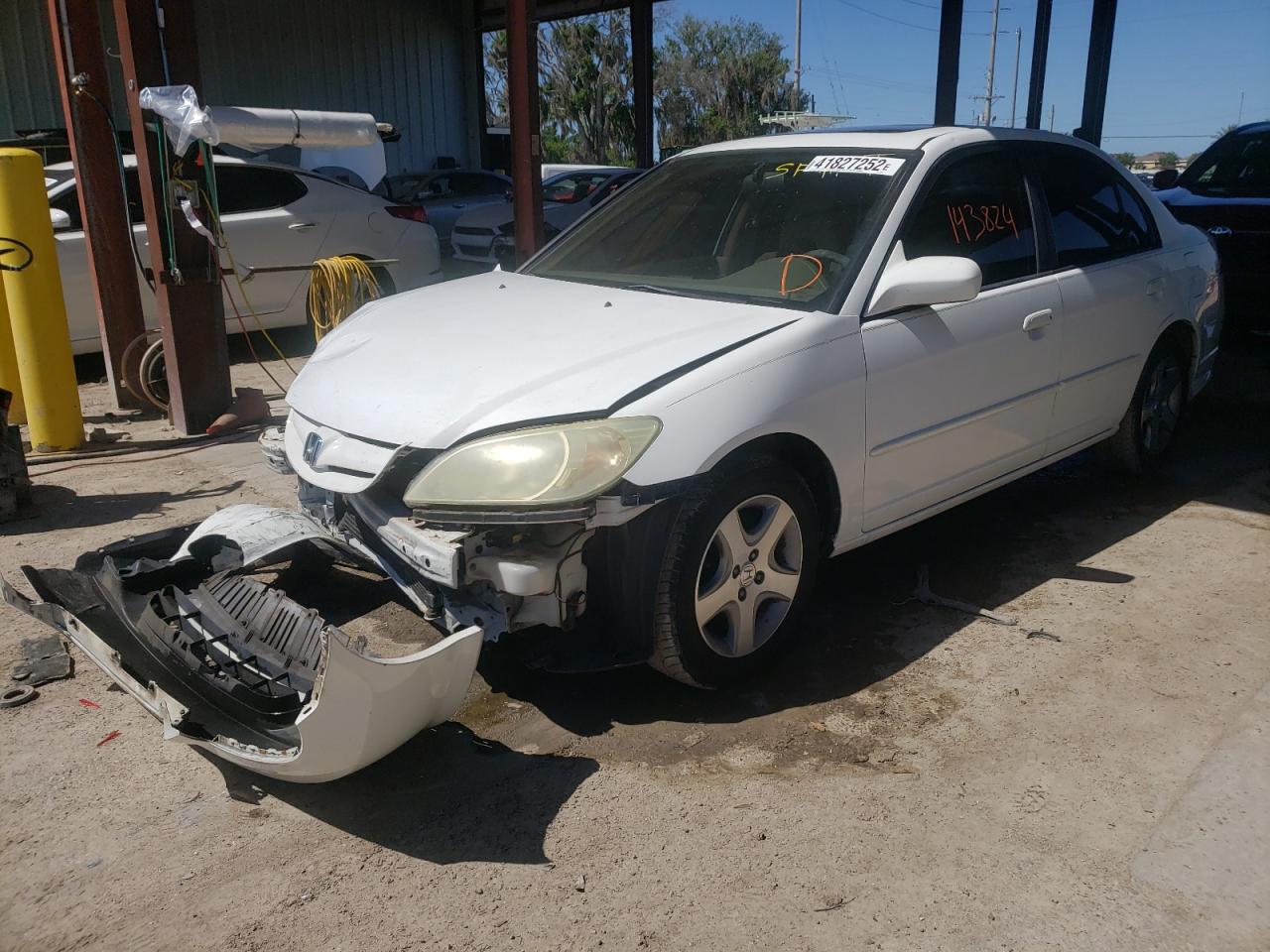 Photo 2 from auction – 2004 HONDA CIVIC EX with VIN 2HGES26754H545291