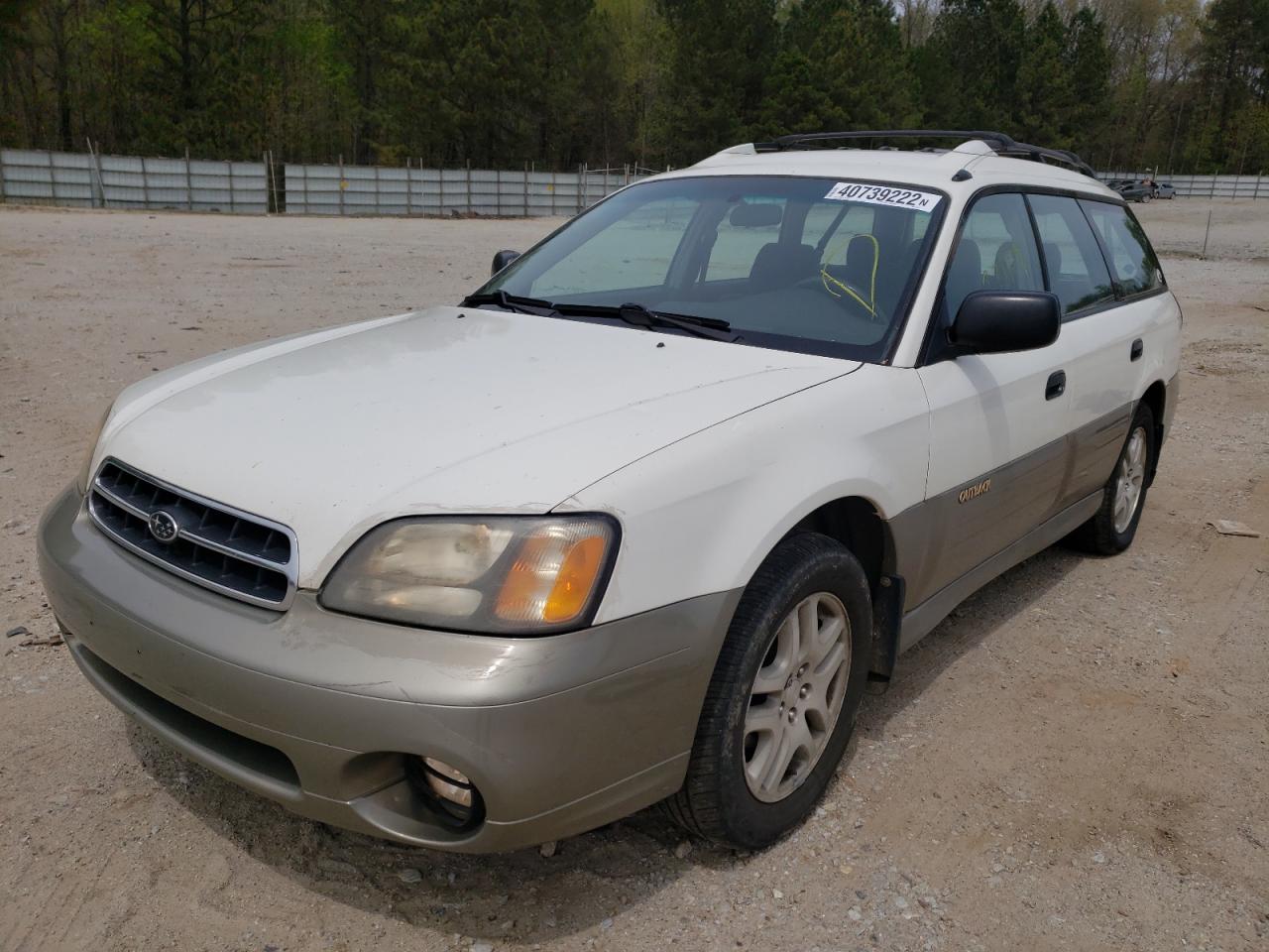 Photo 2 from auction – 2000 SUBARU LEGACY OUT with VIN 4S3BH6658Y7624817