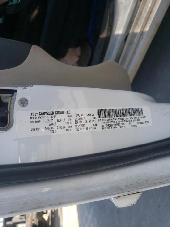 Photo 10 from auction – 2014 DODGE GRAND CARA with VIN 2C4RDGBG7ER450563