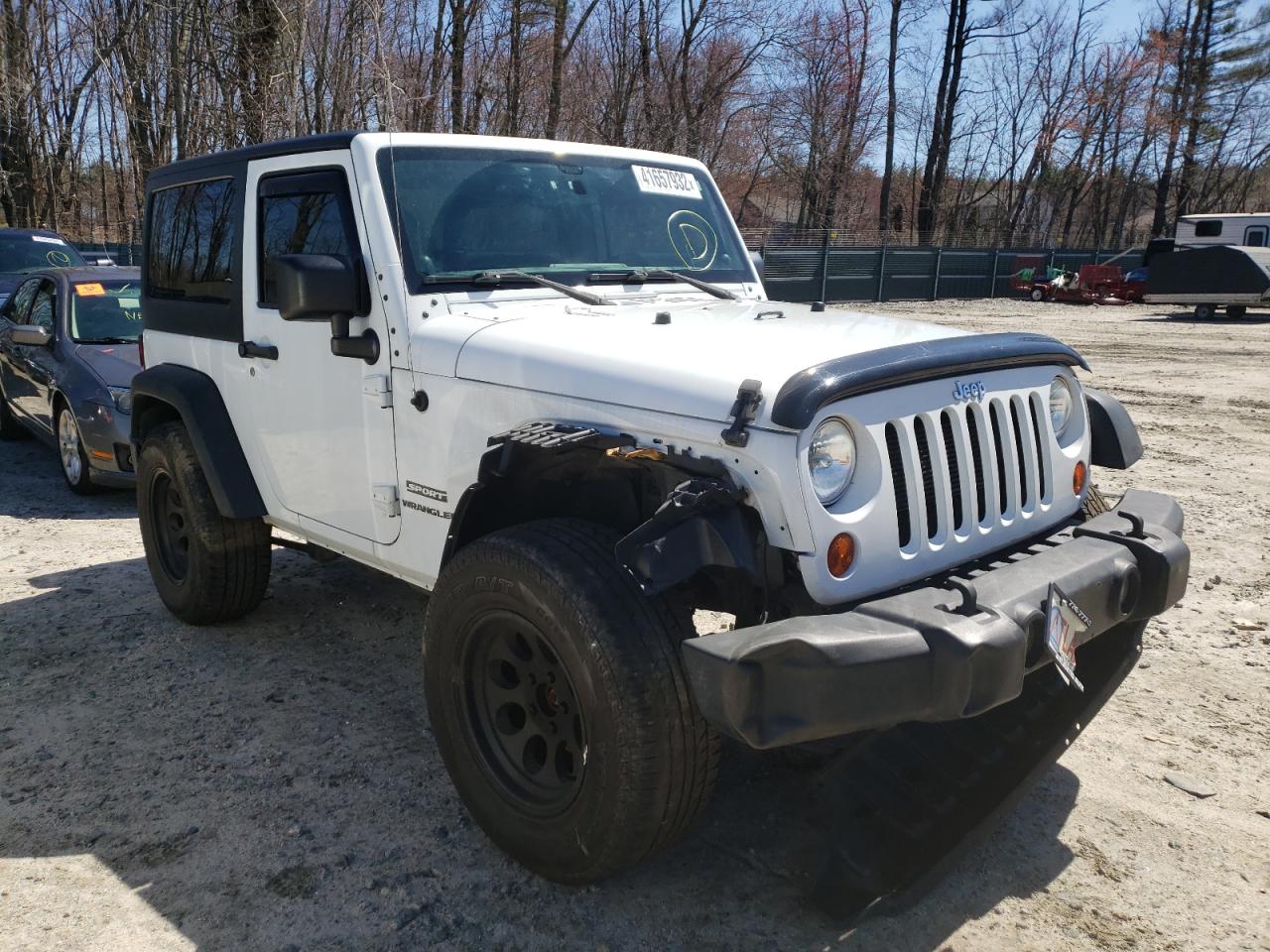JEEP WRANGLER S 2012 with VIN 1C4AJWAG8CL285419 - Photo from auction