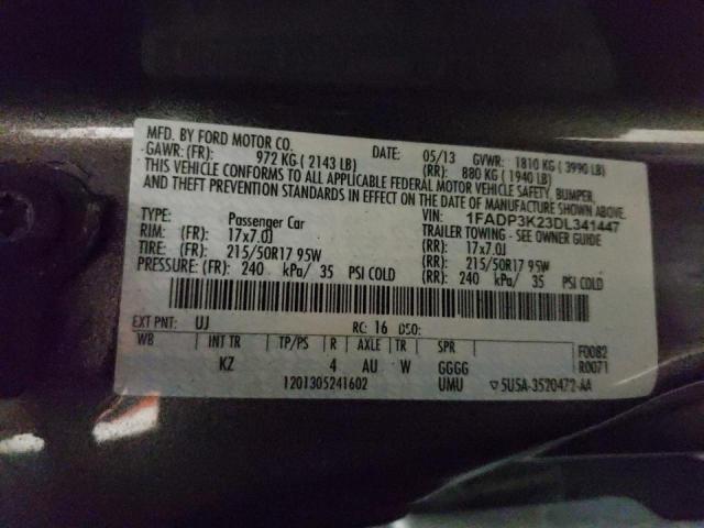 Photo 10 from auction – 2013 FORD FOCUS SE with VIN 1FADP3K23DL341447