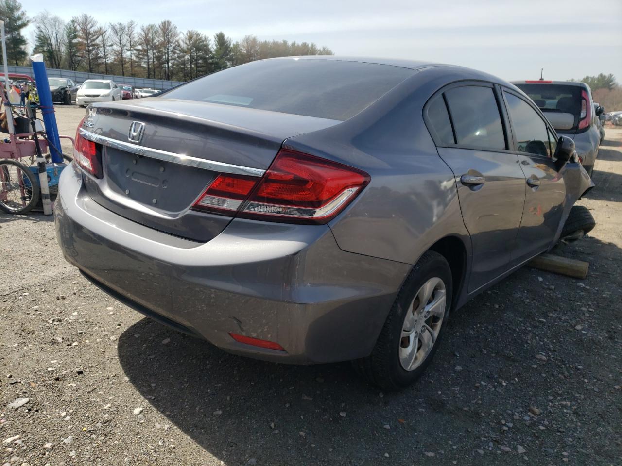 Photo 4 from auction – 2014 HONDA CIVIC LX with VIN 19XFB2F53EE234022