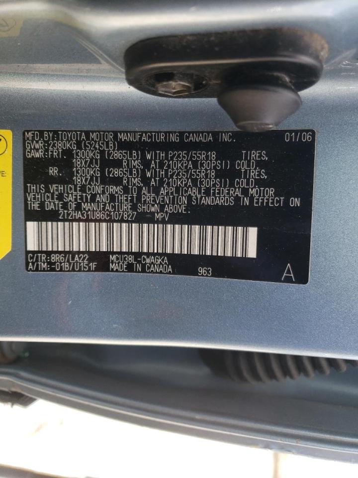 Photo 10 from auction – 2006 LEXUS RX 330 with VIN 2T2HA31U86C107827
