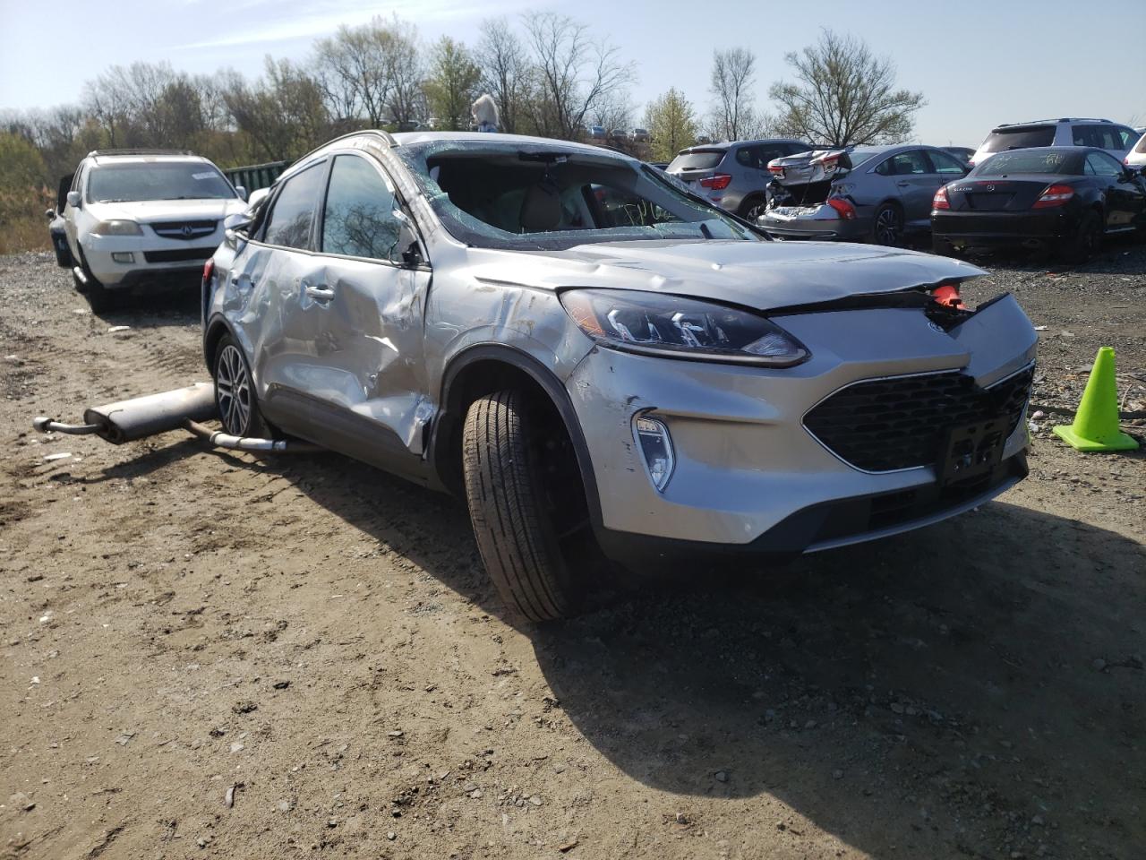 FORD ESCAPE SEL 2021 with VIN 1FMCU9H60MUB33883 - Photo from auction