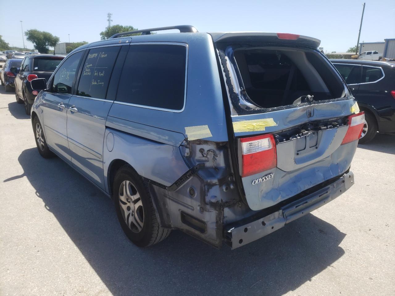 Photo 3 from auction – 2007 HONDA ODYSSEY EX with VIN 5FNRL38477B030020