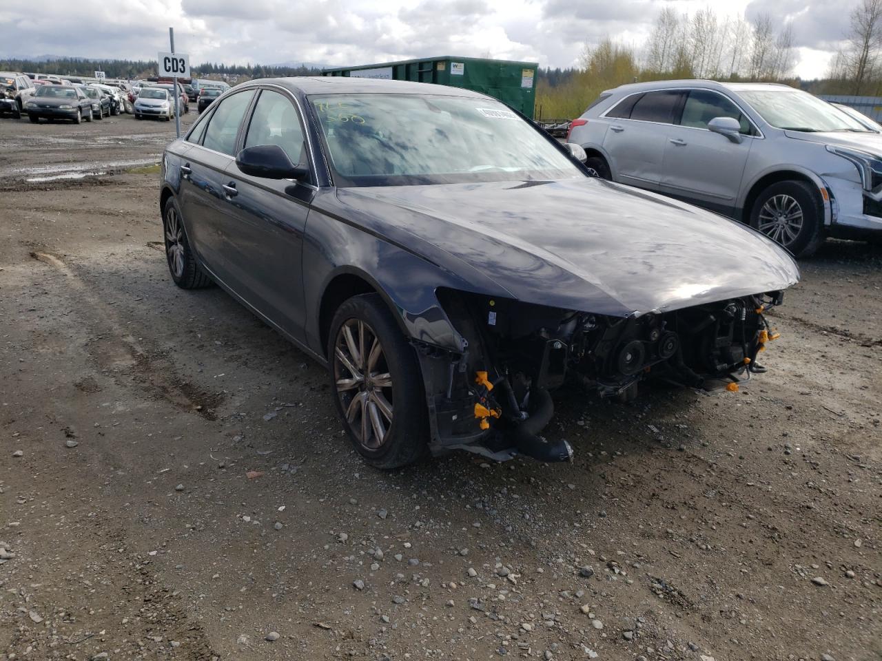 AUDI A6 PREMIUM 2014 with VIN WAUGFAFC8EN041200 - Photo from auction