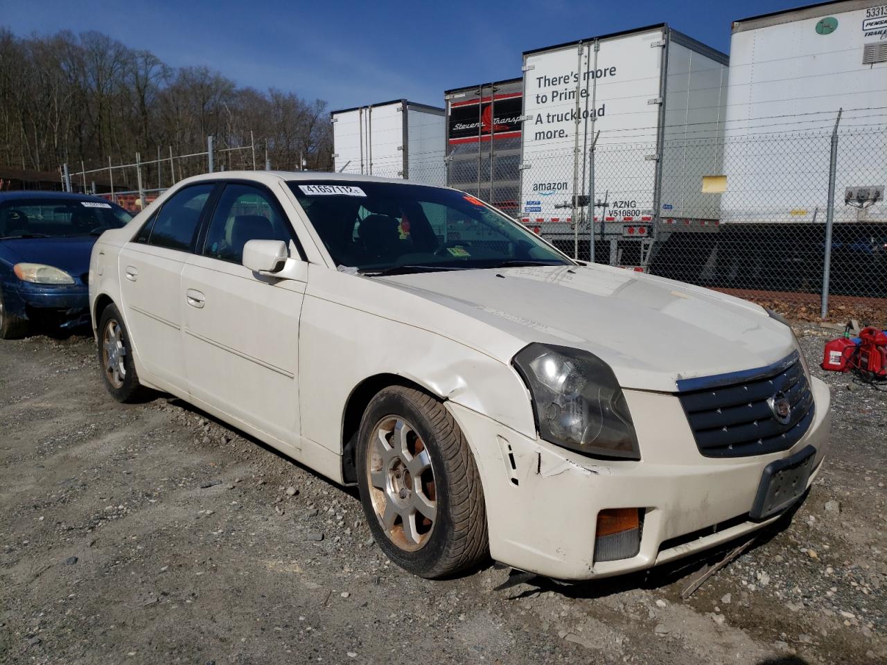 CADILLAC CTS 2003 with VIN 1G6DM57N430121402 - Photo from auction