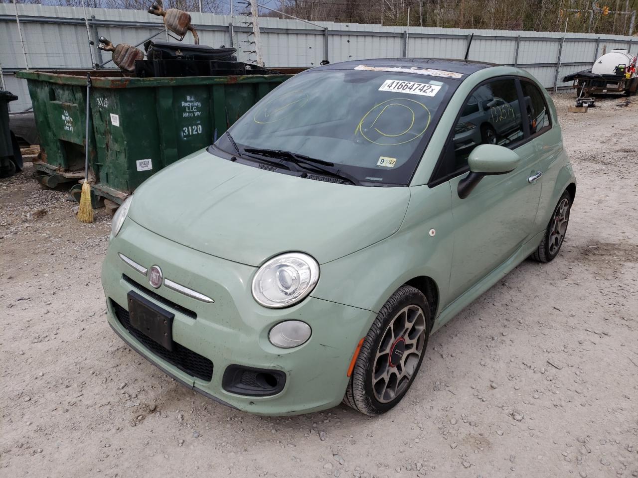 Photo 2 from auction – 2012 FIAT 500 SPORT with VIN 3C3CFFBR0CT369740