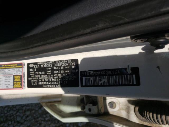 Photo 10 from auction – 2012 KIA RIO EX with VIN KNADN4A37C6077174