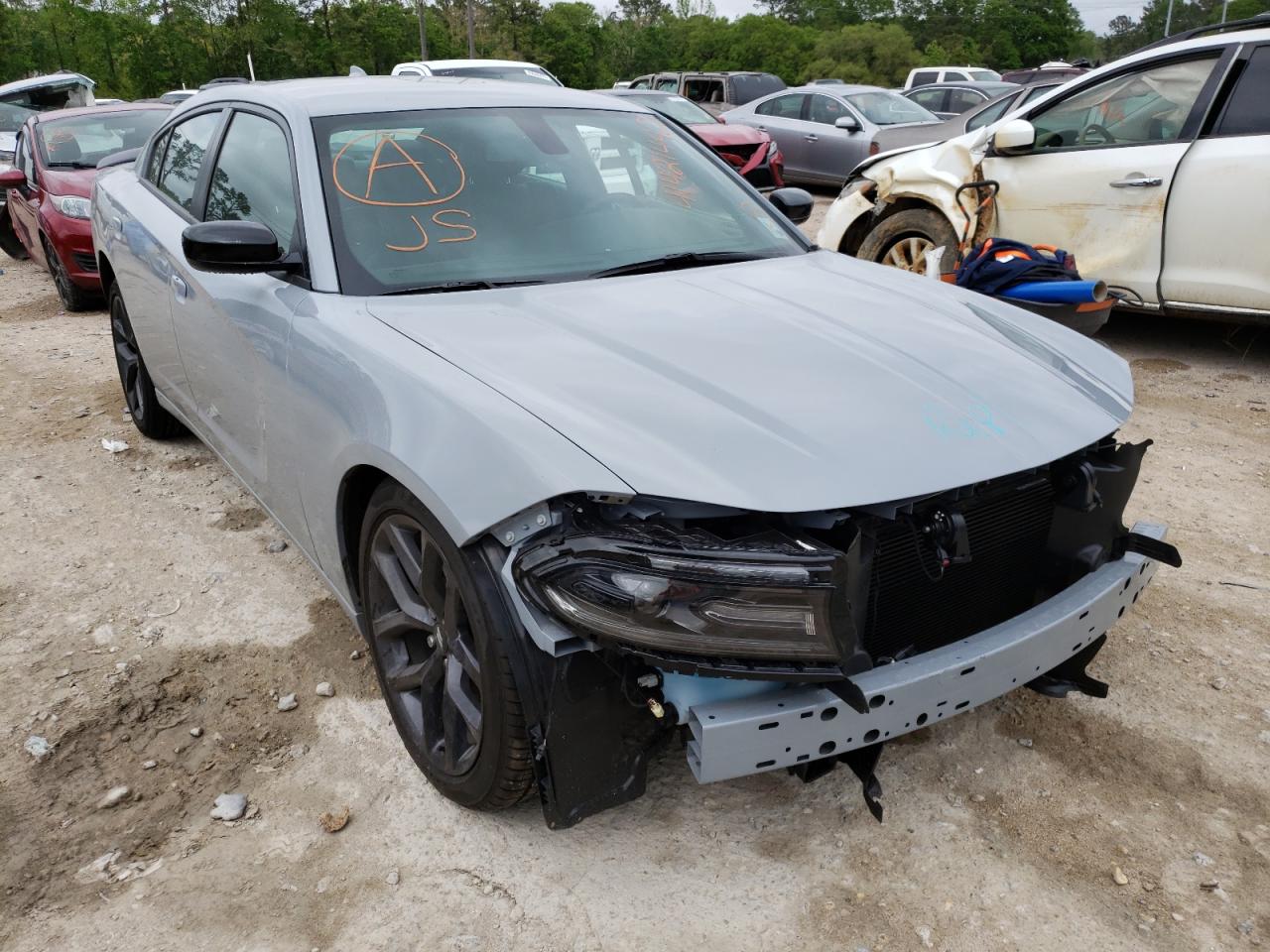 DODGE CHARGER SX 2021 with VIN 2C3CDXBG1MH655844 - Photo from auction