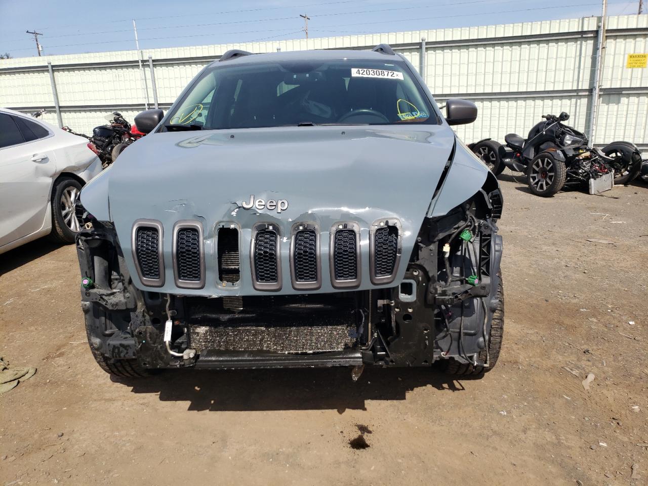 Photo 9 from auction – 2014 JEEP CHEROKEE T with VIN 1C4PJMBS9EW278627