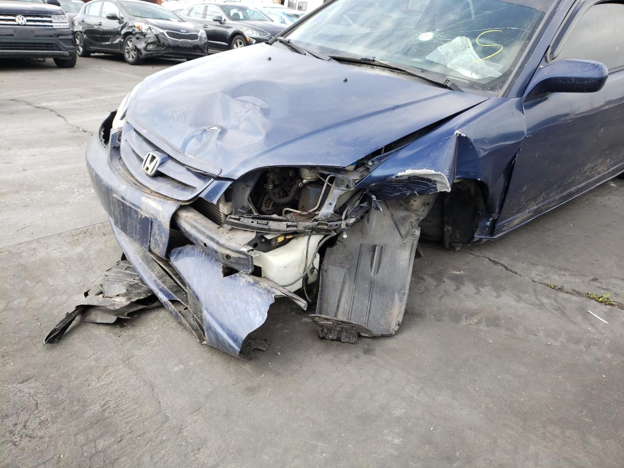 Photo 9 from auction – 2003 HONDA CIVIC EX with VIN 1HGEM21993L027690