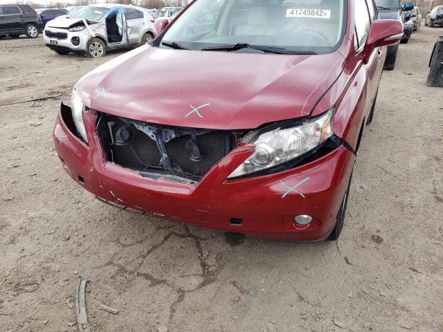 Photo 9 from auction – 2010 LEXUS RX 350 with VIN JTJZK1BA3A2408718