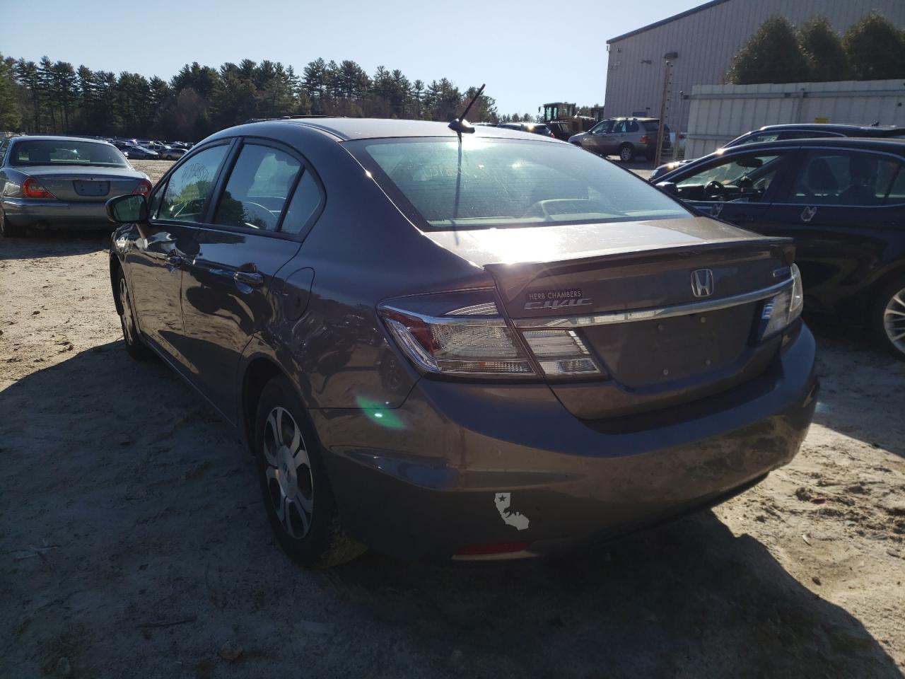 Photo 3 from auction – 2014 HONDA CIVIC HYBR with VIN 19XFB4F21EE200503
