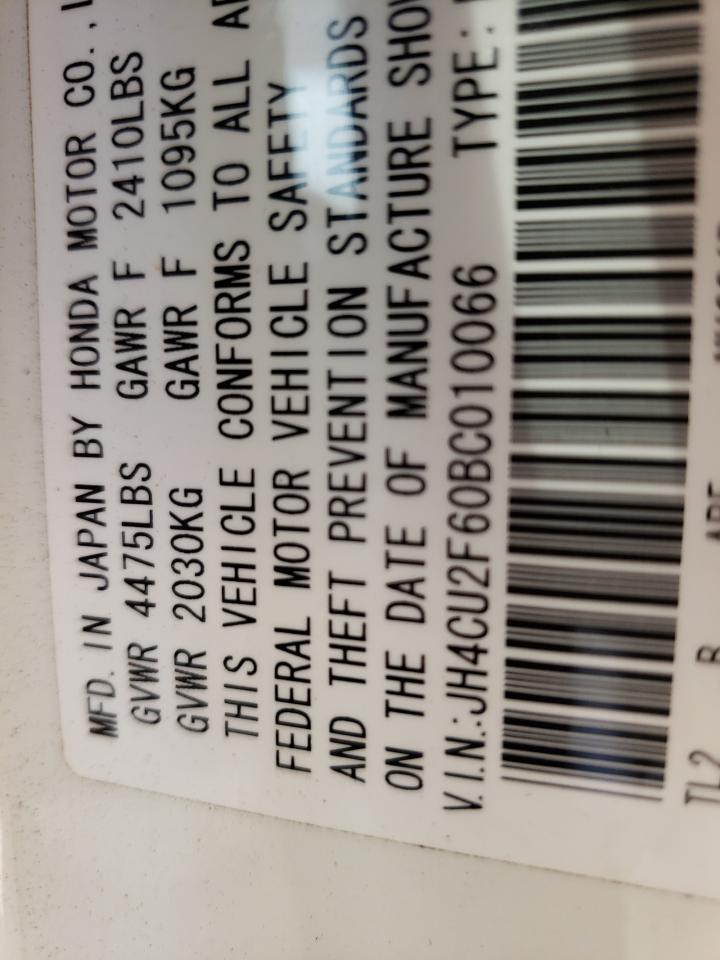 Photo 10 from auction – 2011 ACURA TSX with VIN JH4CU2F60BC010066