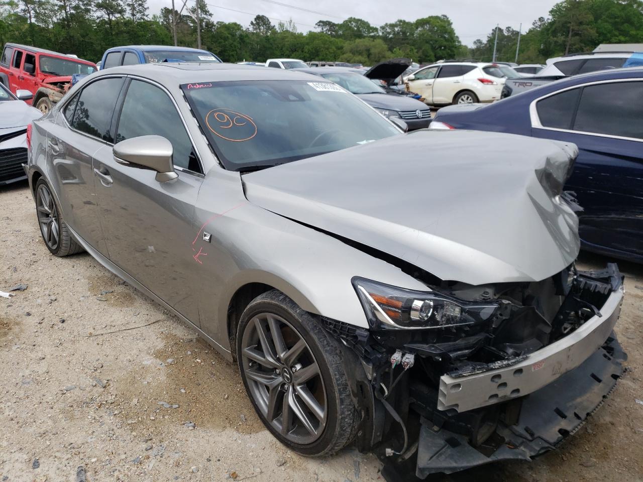 LEXUS IS 200T 2017 with VIN JTHBA1D25H5053541 - Photo from auction