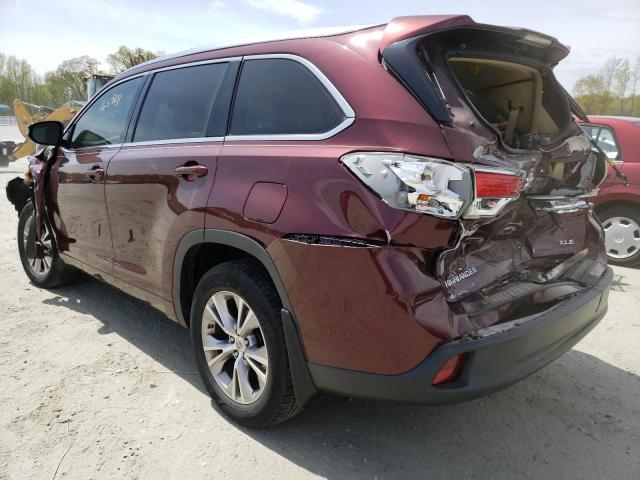 Photo 6 from auction – 2015 TOYOTA HIGHLANDER with VIN 5TDKKRFH5FS058048